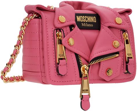 moschino biker bag|moschino nappa biker bag.